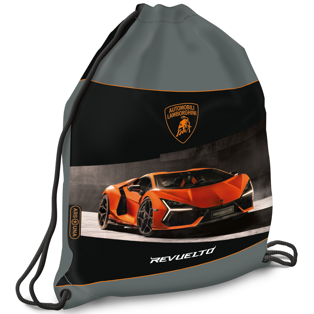 Ars Una: Narancssárga Lamborghini tornazsák, sportzsák 32x42cm kép 1