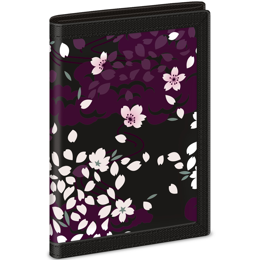 Ars Una: Sakura virágos pénztárca 9x12,5x2cm kép 1