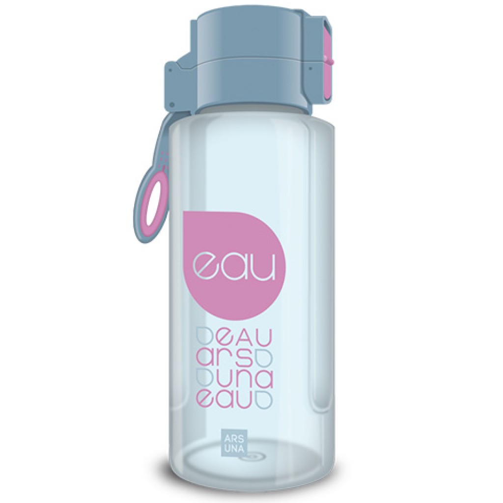 Ars Una szürke-rózsaszín kulacs 650ml kép 1