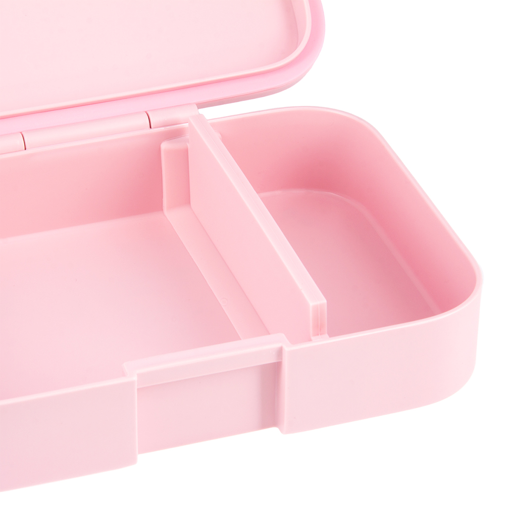 Ars Una: Think Pink cicás osztott uzsonnás doboz 15,3×21,6×5,2cm kép 2