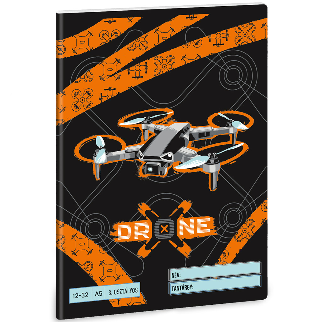 Ars Una: Drone X 3. osztályos vonalas füzet 12-32 A/5 kép 1