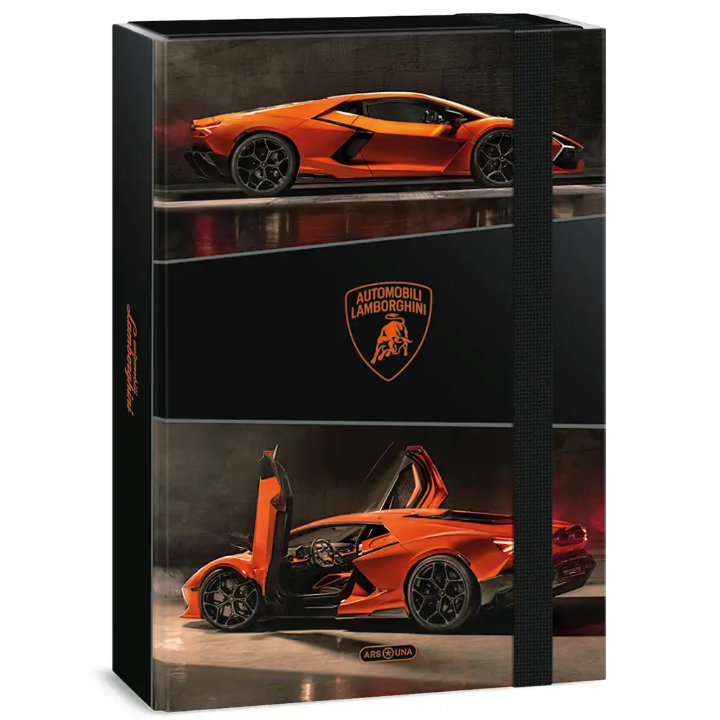 Ars Una Lamborghini gumis füzetbox A/4-es kép 1