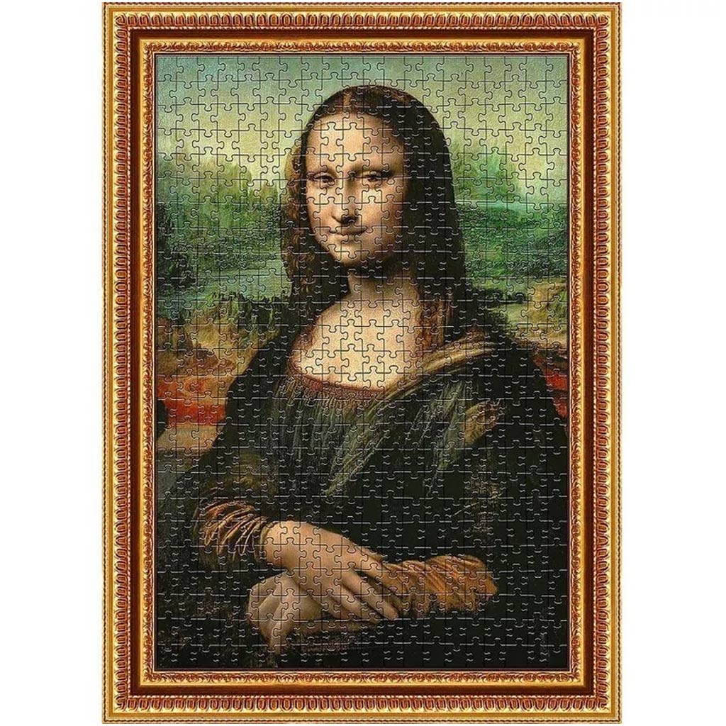 ArtFrame: Leonardo Da Vinci - Mona Lisa 500db-os puzzle kerettel - Trefl kép 1