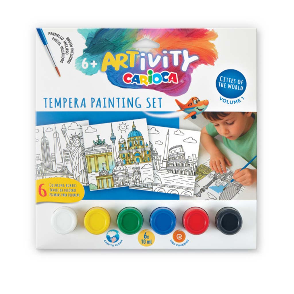ARTivity Tempera festőkészlet 6x10ml temperával - Amerika - Carioca kép 1
