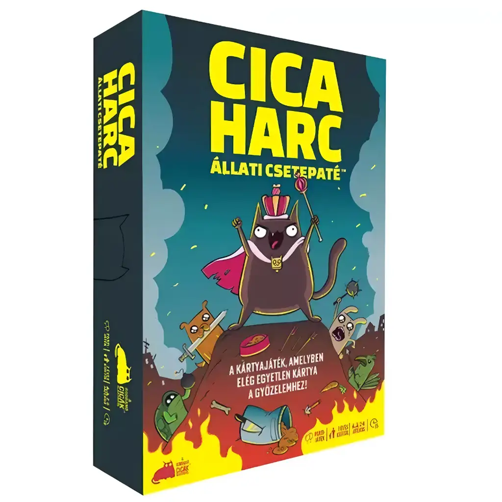 Cicaharc - Állati csetepaté társasjáték kép 1