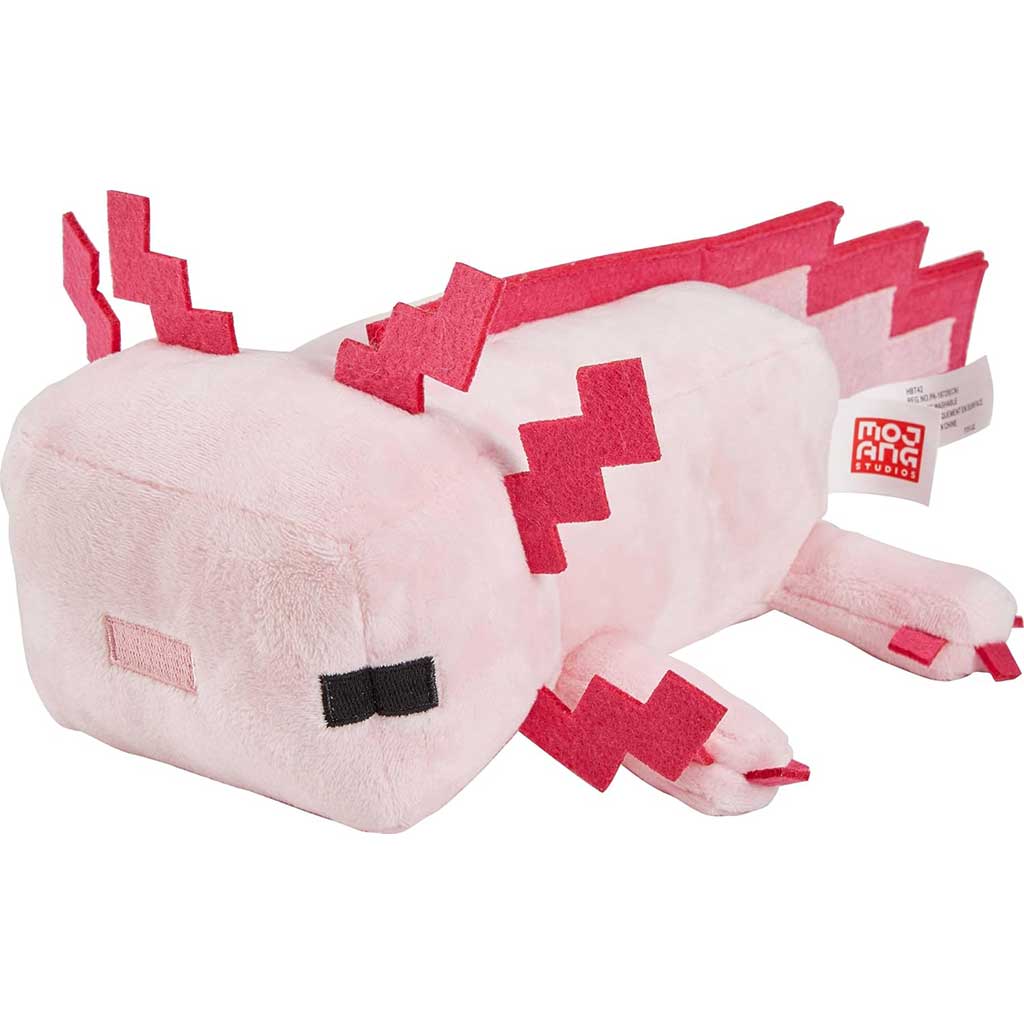 Minecraft: Plüss Axolotl karakter figura - Mattel kép 1