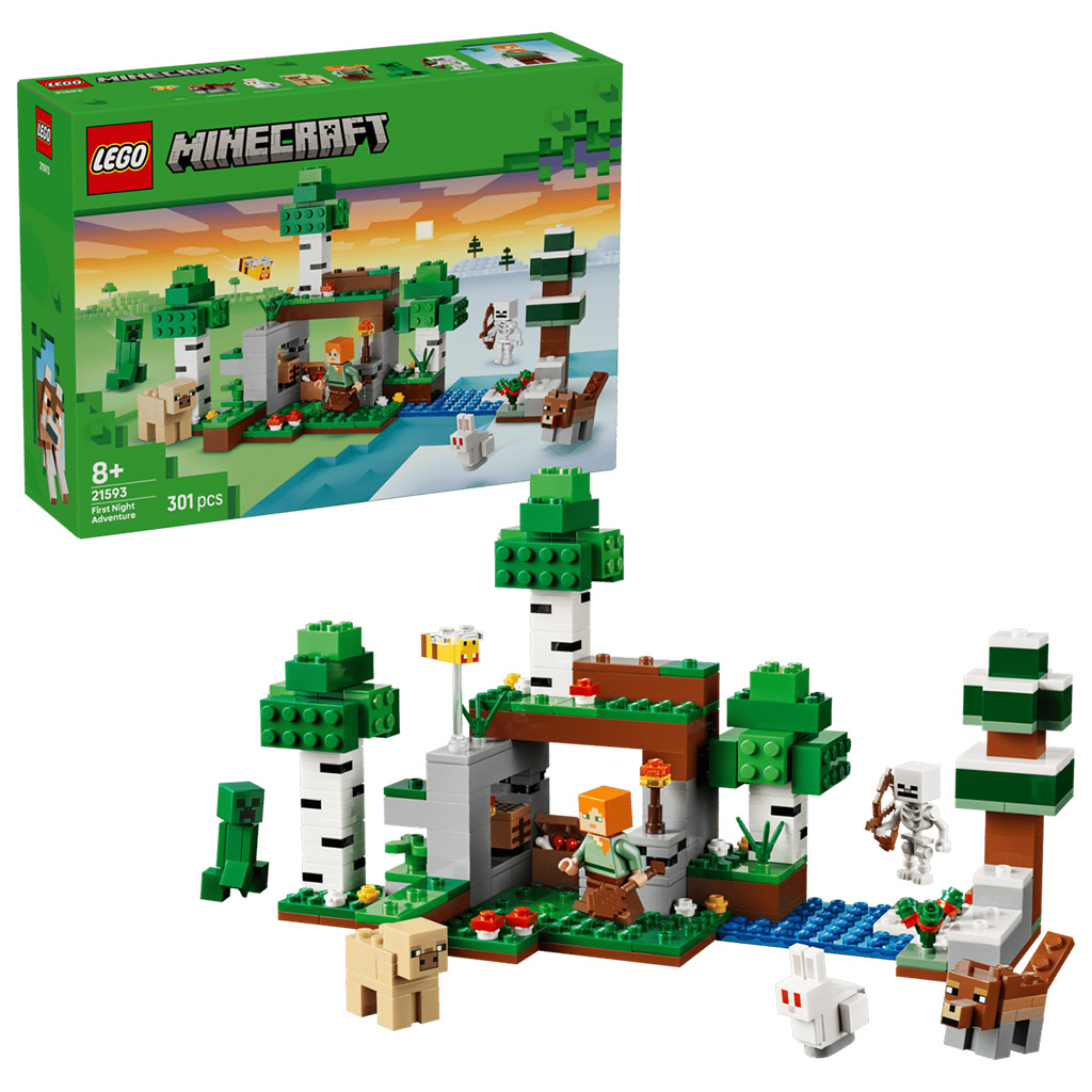LEGO® Minecraft: Az első éjszaka kalandjai (21593) kép 1