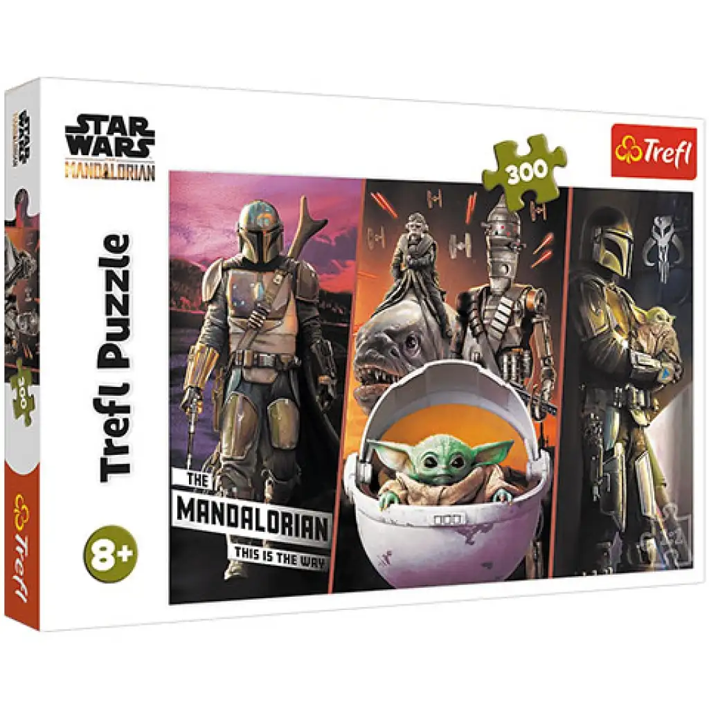 Star Wars: Titokzatos Baby Yoda puzzle 300db-os - Trefl kép 1
