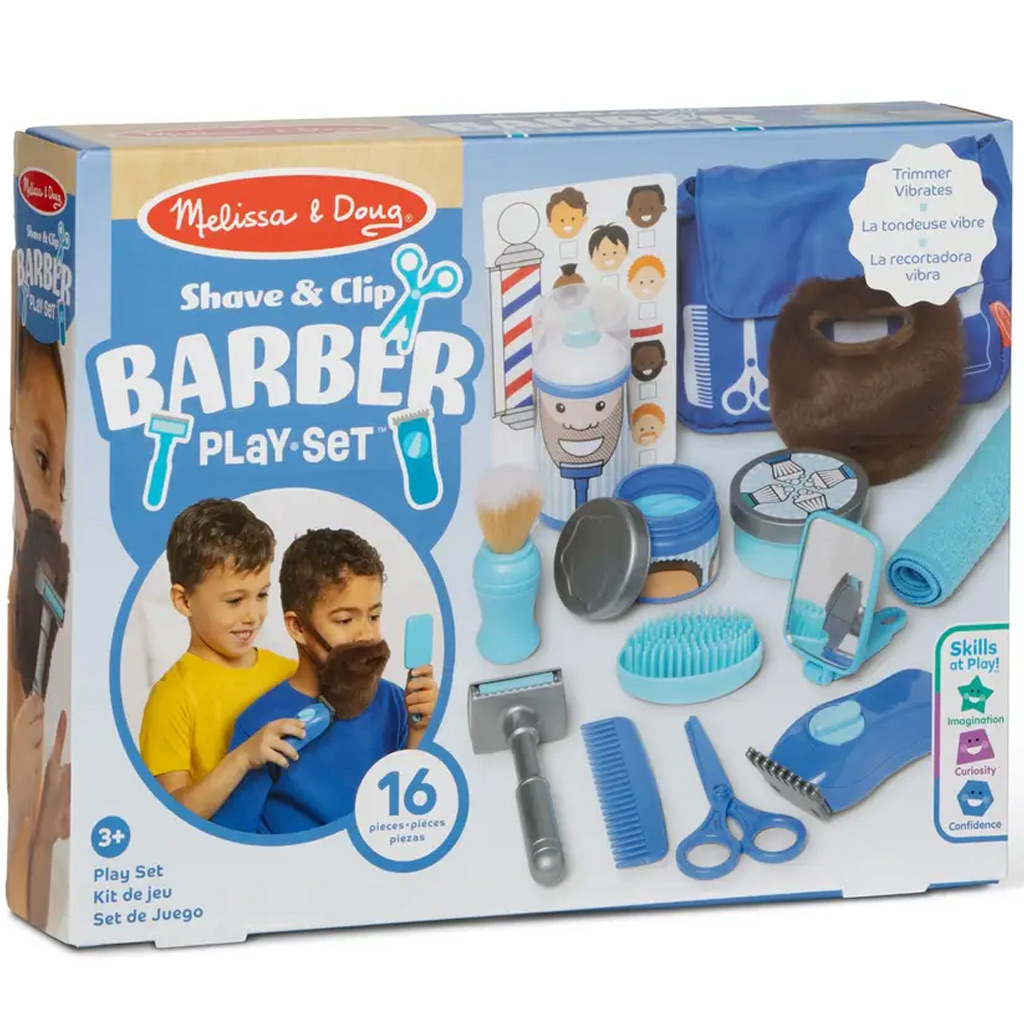 Melissa&Doug: Barber shop borbély játékszett - Spin Master kép 1