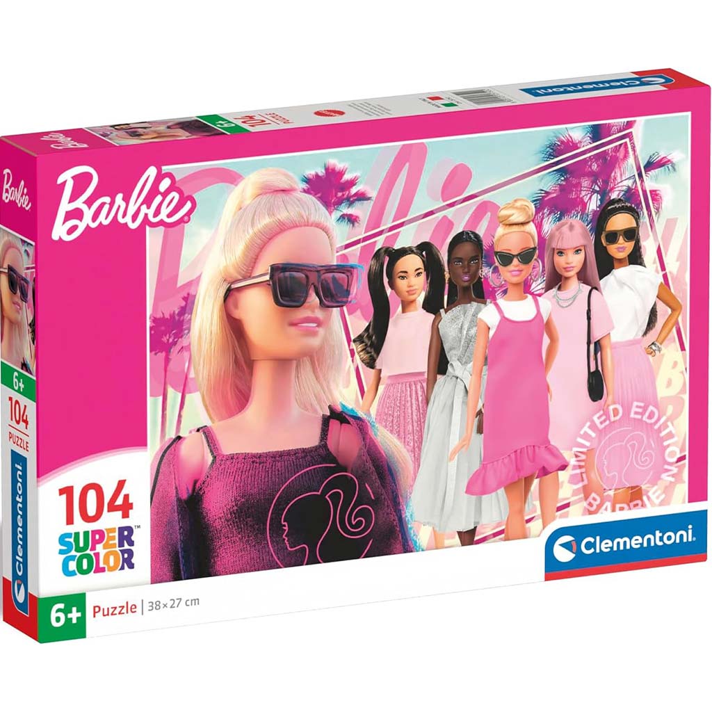 Divatos Barbie 104db-os Supercolor puzzle - Clementoni kép 1