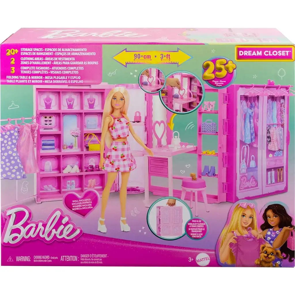 Barbie: Álom Öltözőszoba szett - Mattel kép 1