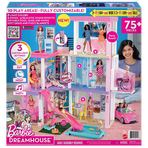 Barbie: Több szintes álomház fénnyel és hanggal - Mattel kép 1