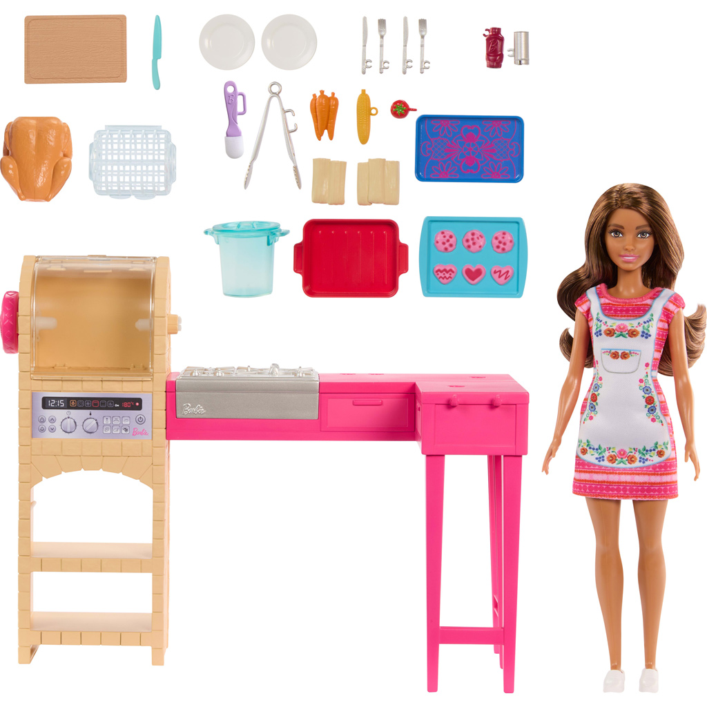 Barbie és Teresa: Álomkonyha játékszett - Mattel kép 2