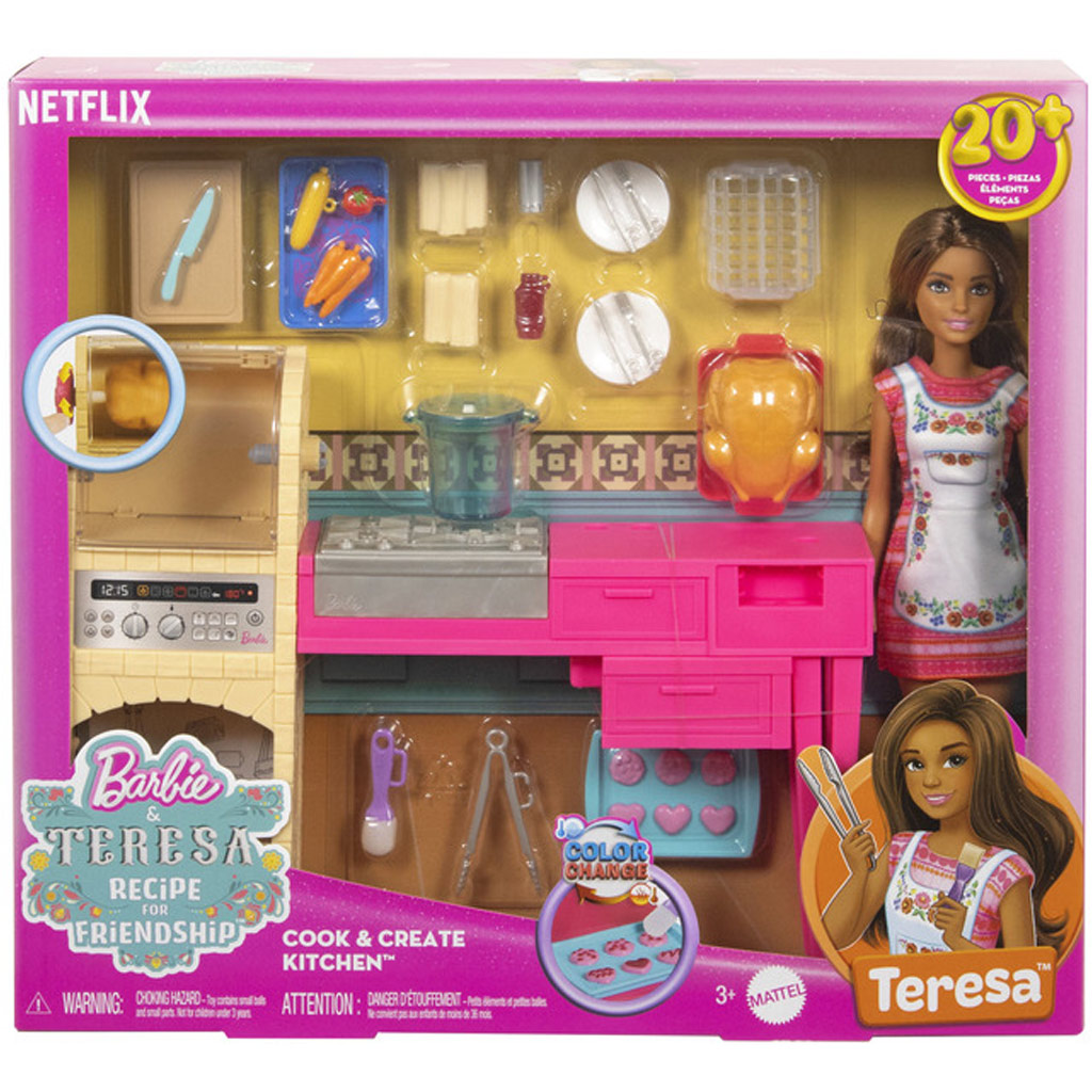 Barbie és Teresa: Álomkonyha játékszett - Mattel kép 1