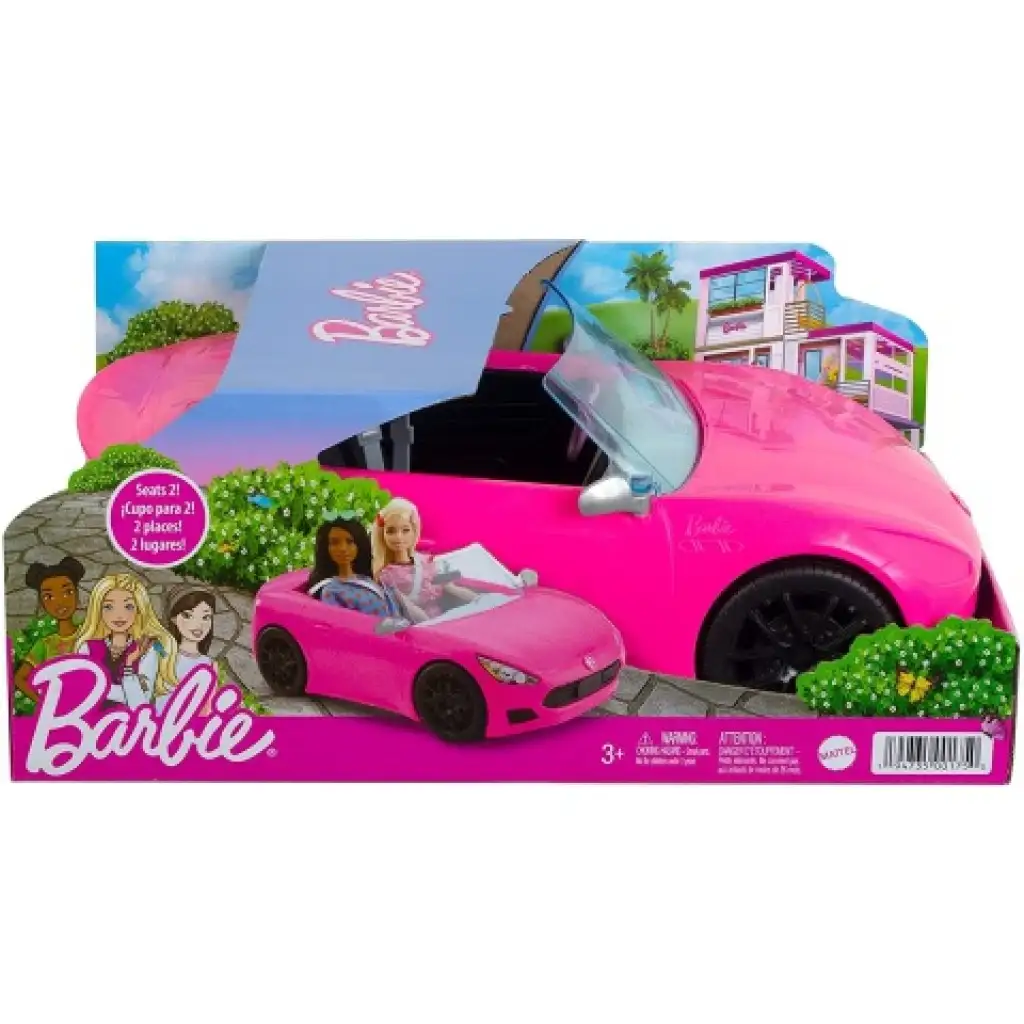 Barbie: Rózsaszín Barbie kabrió autó 2022 - Mattel kép 1
