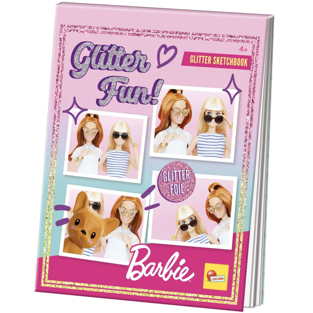 Barbie Csillámos rajzfüzet - Lisciani kép 1
