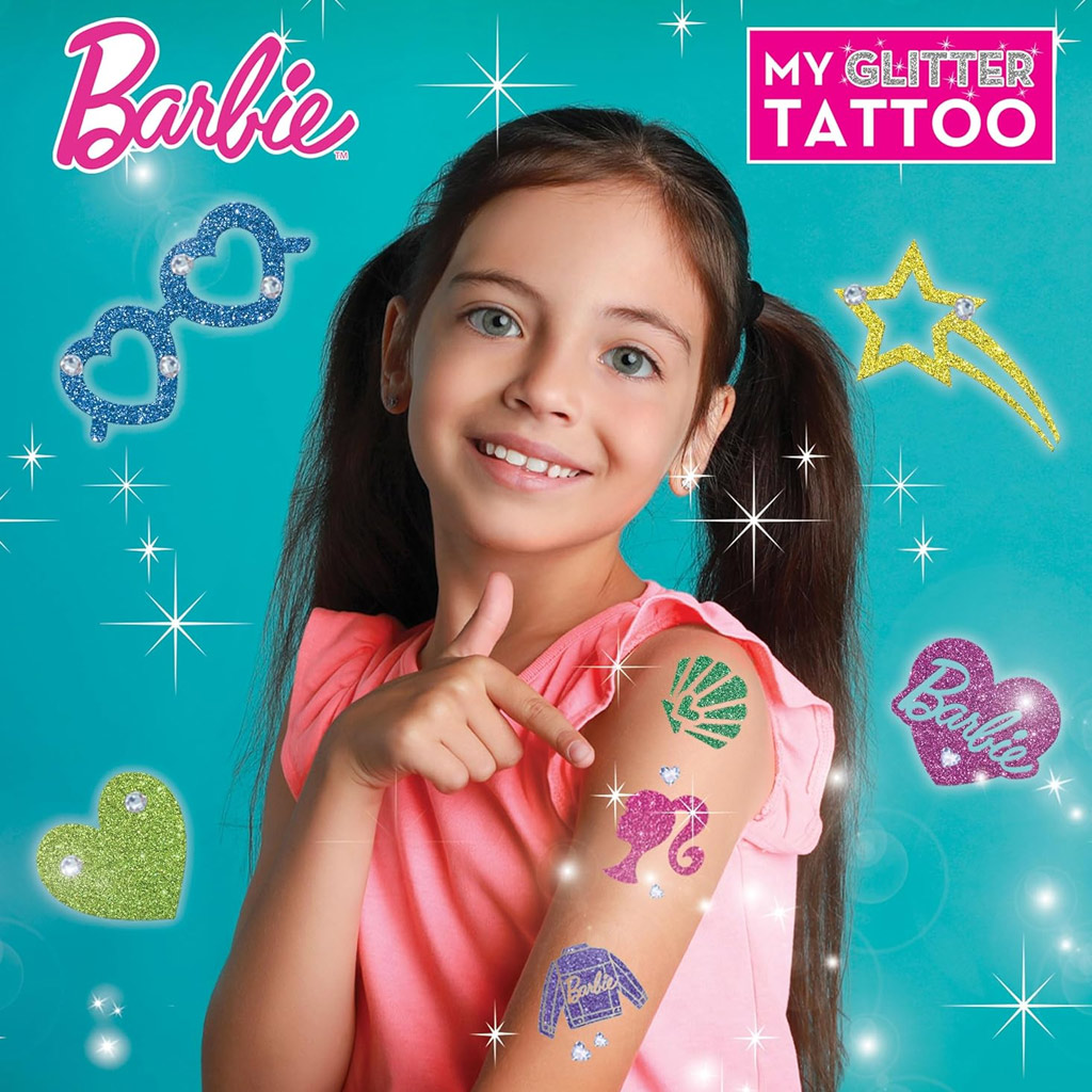 Barbie csillámtetoválás szett - Lisciani kép 3