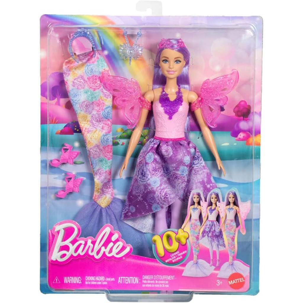 Barbie Dreamtopia Átváltozó hercegnő - Mattel kép 1
