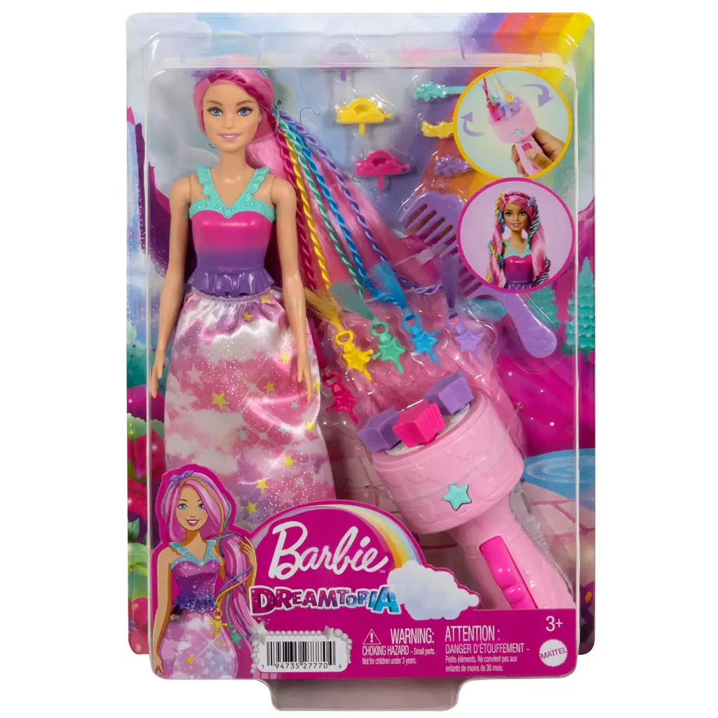 Barbie: Dreamtopia hajvarázs baba kiegészítőkkel - Matte kép 1