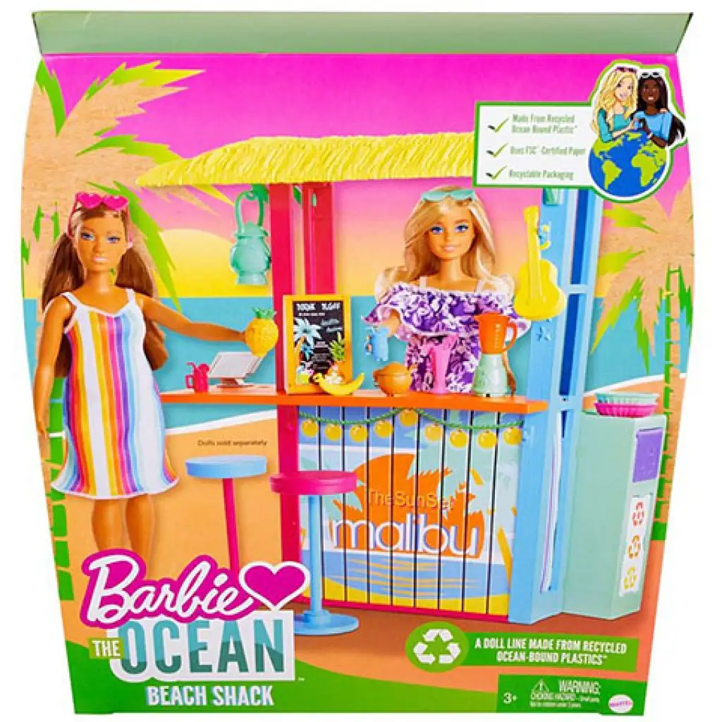 Barbie: Együtt a Földért Strandbisztró játékszett - Mattel kép 1