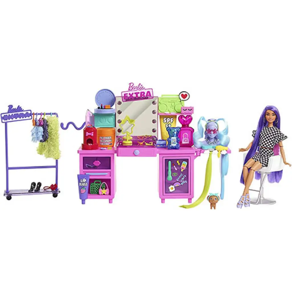 Barbie: Extravagáns öltözőszoba babával - Mattel kép 3