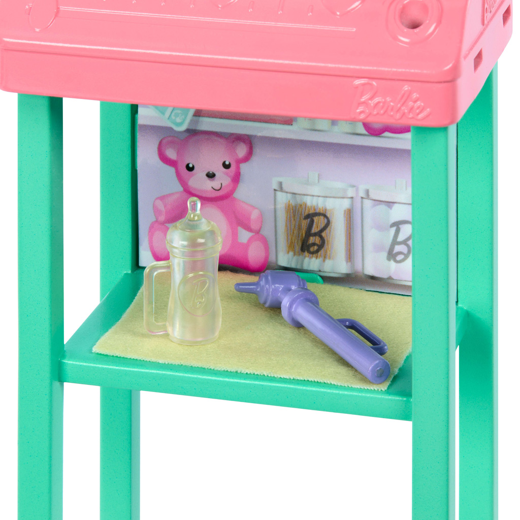 Barbie szőke hajú gyerekorvos karrierbaba játékszett - Mattel kép 3