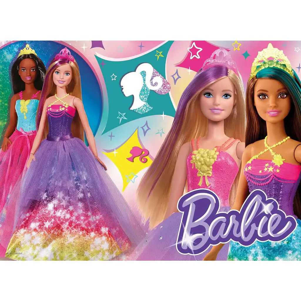 Barbie mágikus világa 4x48db-os maxi padló puzzle 35x25cm - Lisciani kép 3