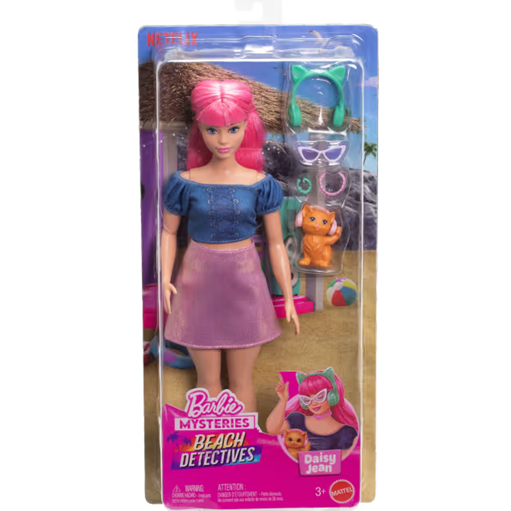 Barbie Mysteries: Beach Detectives - Daisy baba kiegészítőkkel - Mattel kép 1