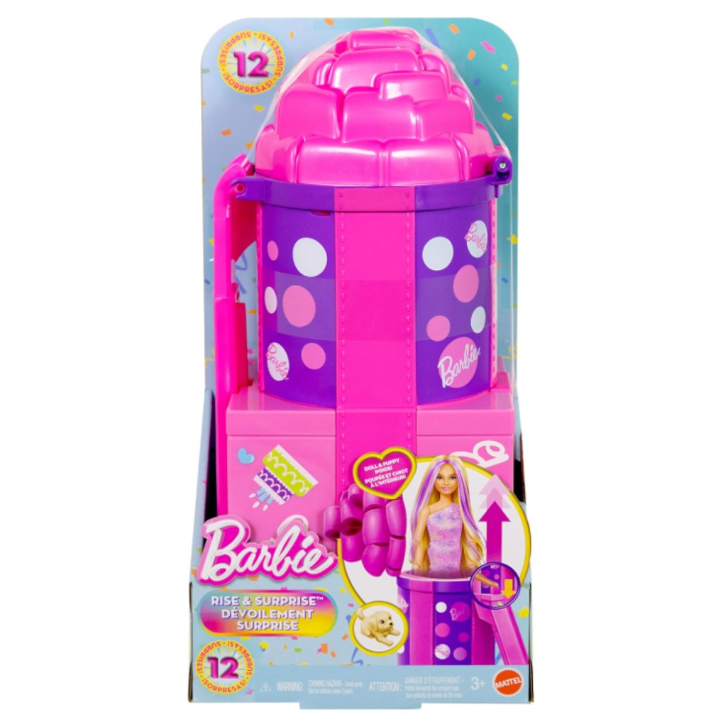 Barbie party reveal meglepetés szett csúszdával - Mattel kép 1