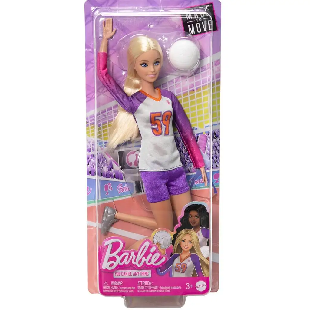 Barbie Sportoló babák - Röplabdajátékos - Mattel kép 1