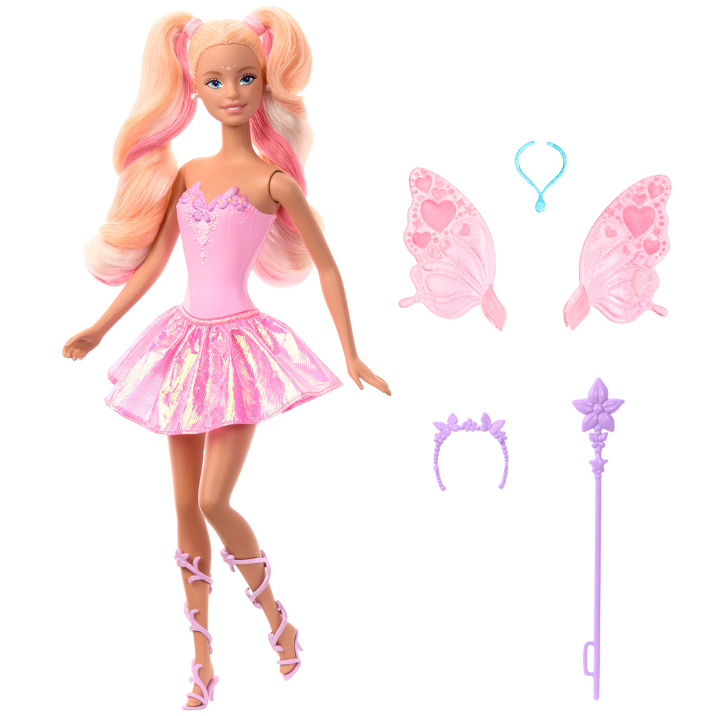 Barbie: Színváltós tündér baba - Mattel kép 2
