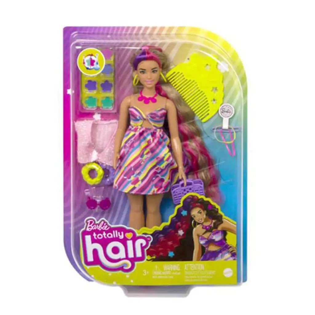Barbie: Totally hair baba - Virág - Mattel kép 1