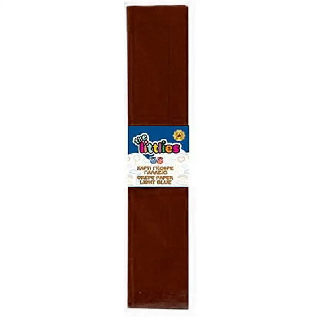 Krepp papír barna színben 50x200cm kép 1