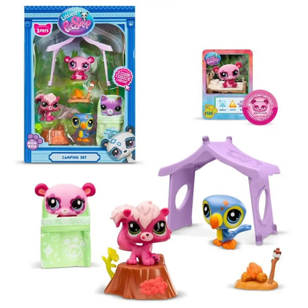 Littlest Pet Shop: Camping 3db-os figura csomag 2.széria kép 1