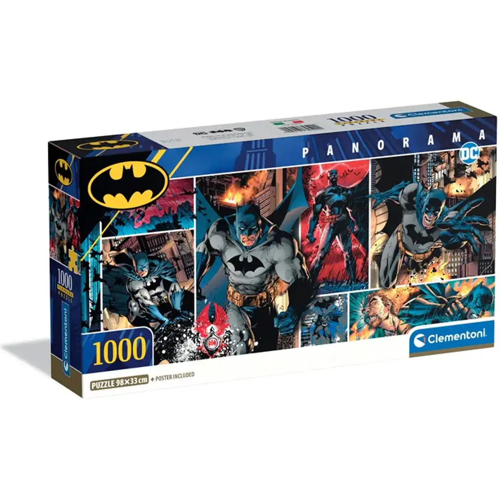 Batman 1000db-os panoráma puzzle poszterrel - Clementoni kép 1