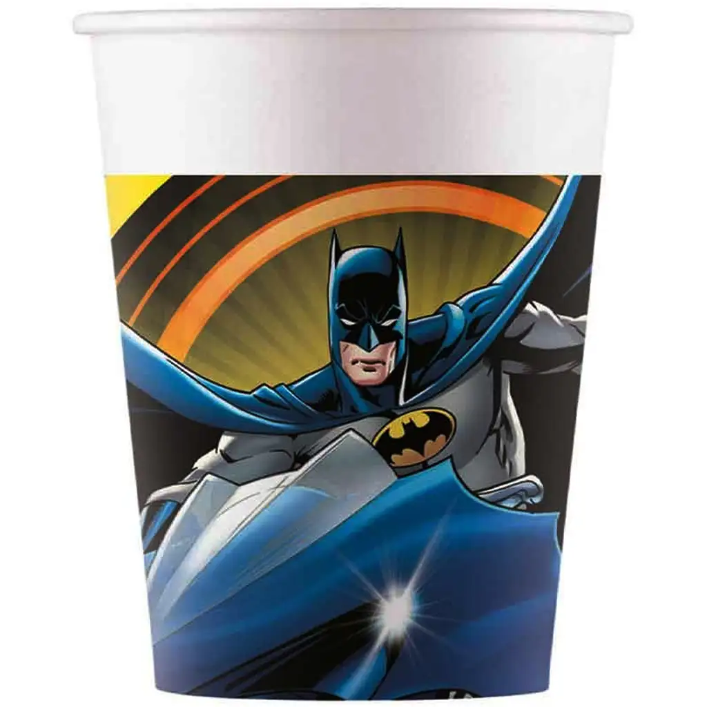 Batman papírpohár 8db-os szett 200ml kép 1