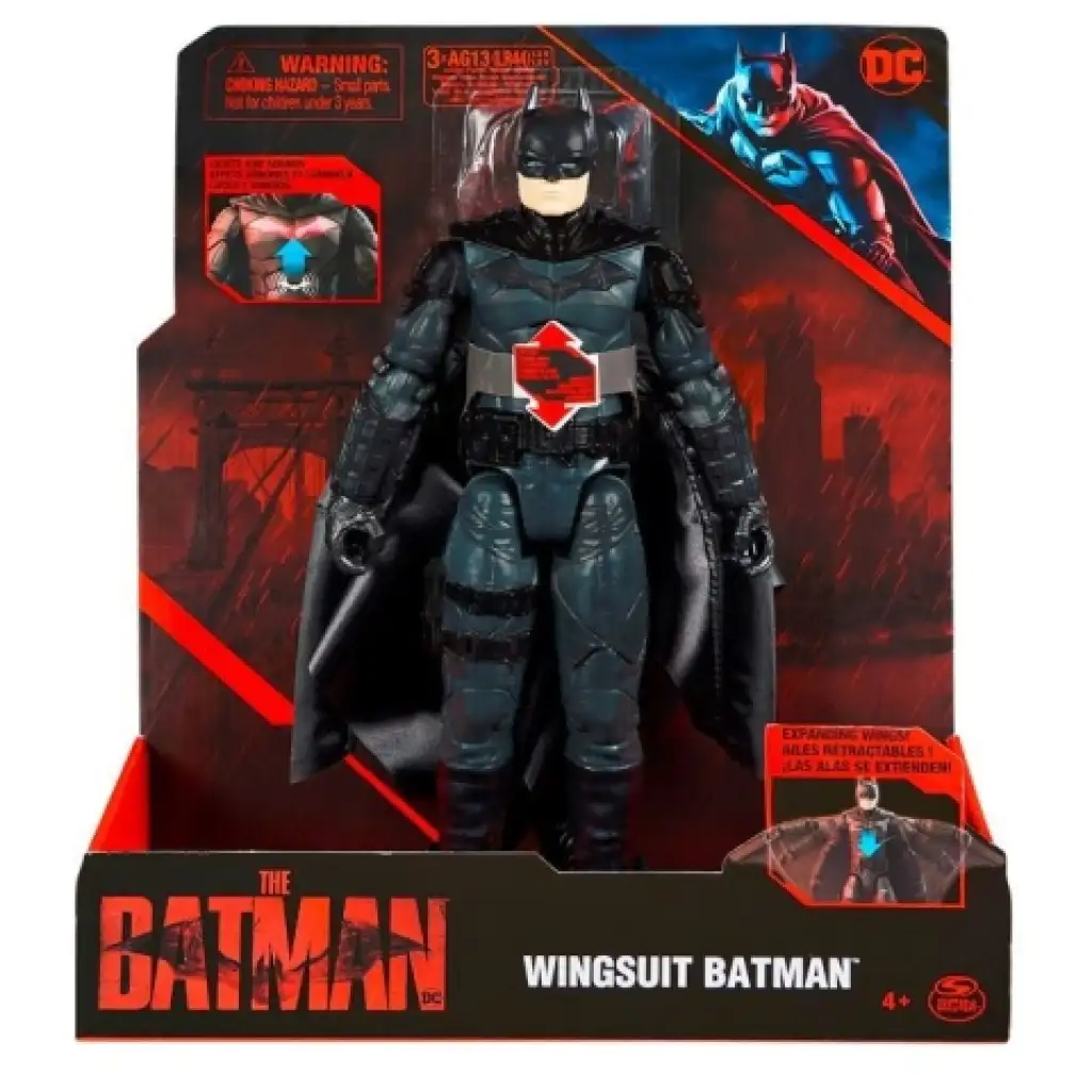 DC Comics: The Batman Wingsuit játékfigura 30cm - Spin Master kép 1