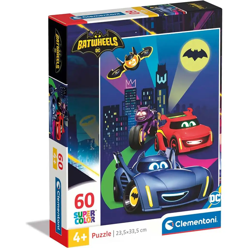 Batwheels 60db-os Supercolor puzzle - Clementoni kép 1