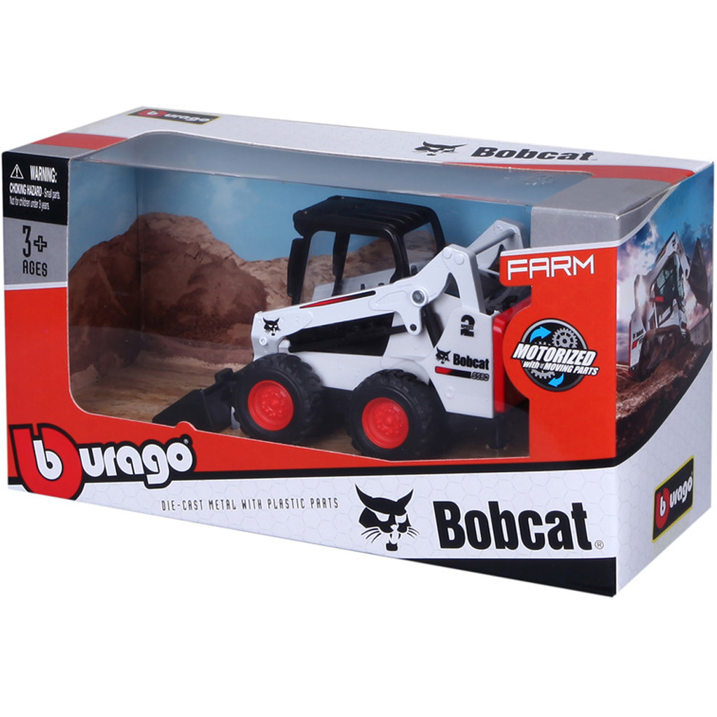Bburago: Bobcat markolóval - 10cm kép 1