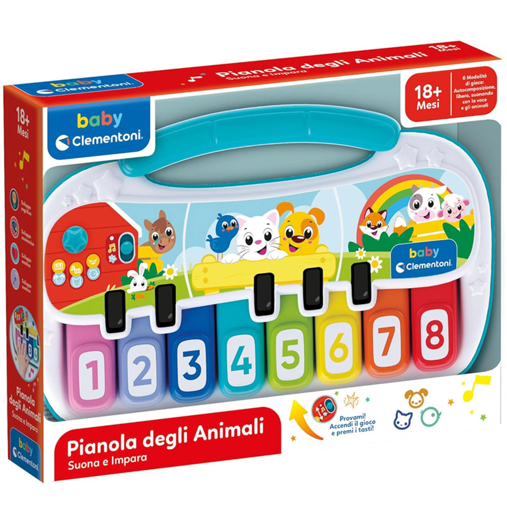 Állatos szintetizátor bébijáték - Clementoni baby kép 1