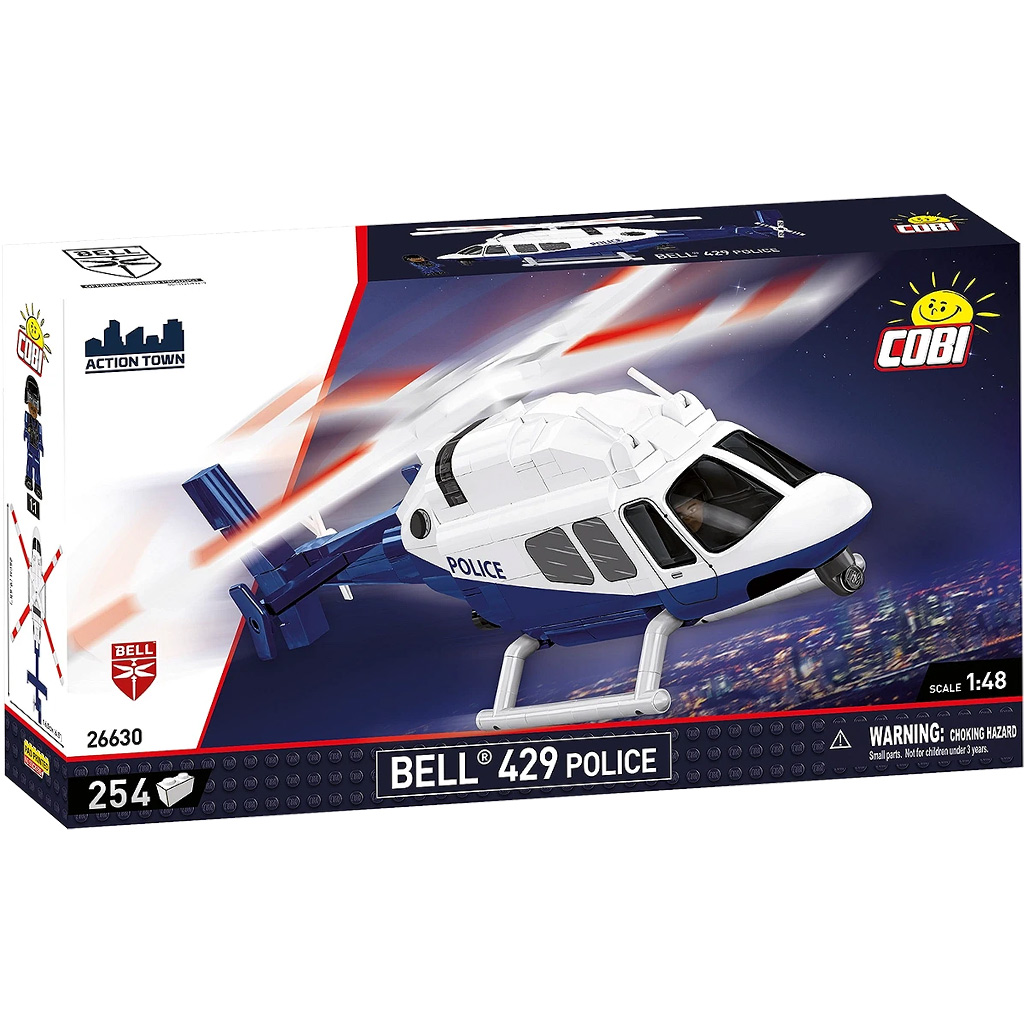 COBI: Bell 429 Rendőrség helikopter építőjáték (26630) kép 1