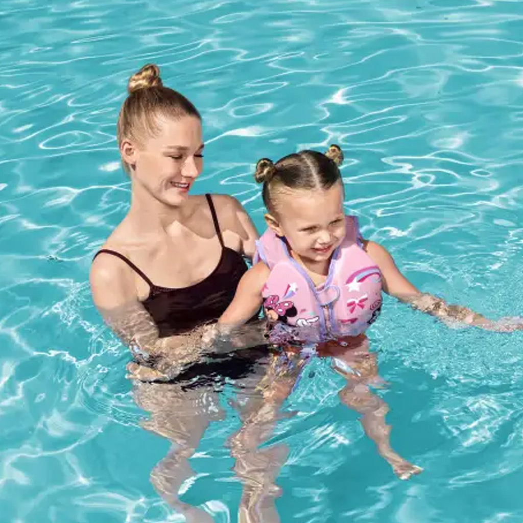 Bestway: Swim Safe Minnie egér rózsaszín úszómellény kép 3