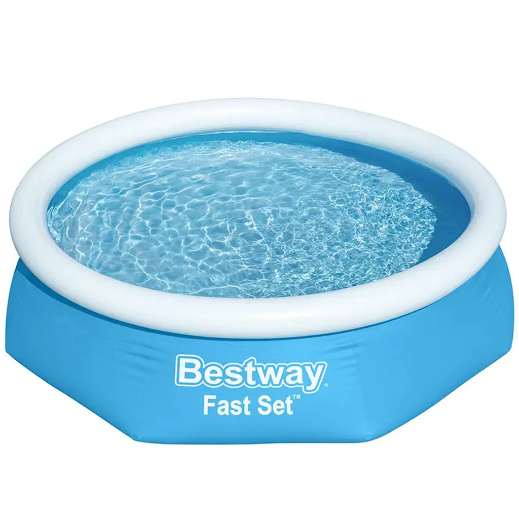 Bestway: Fast Set felfújható peremű medence 244x61cm kép 1