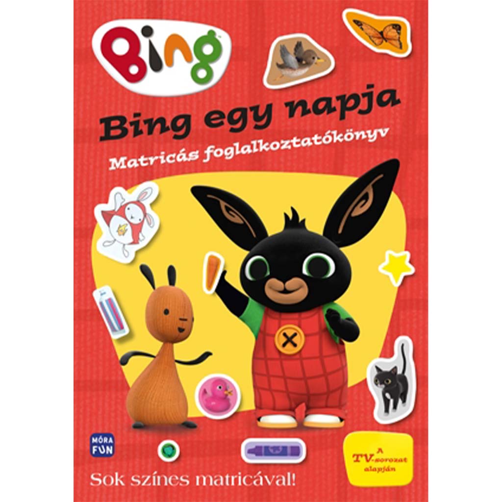 Móra: Bing egy napja matricás foglalkoztatókönyv kép 1