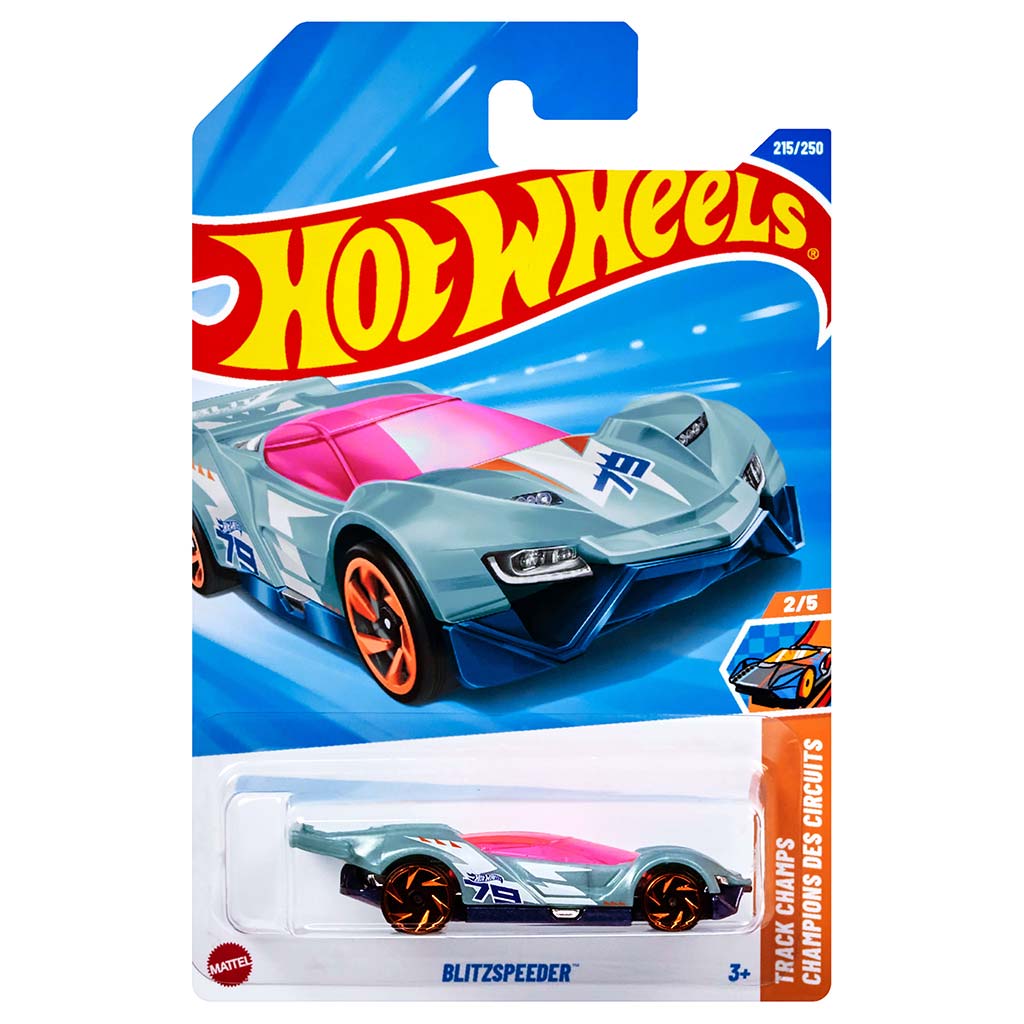 Hot Wheels: Blitzspeeder kék-zöld kisautó 1/64 - Mattel kép 1