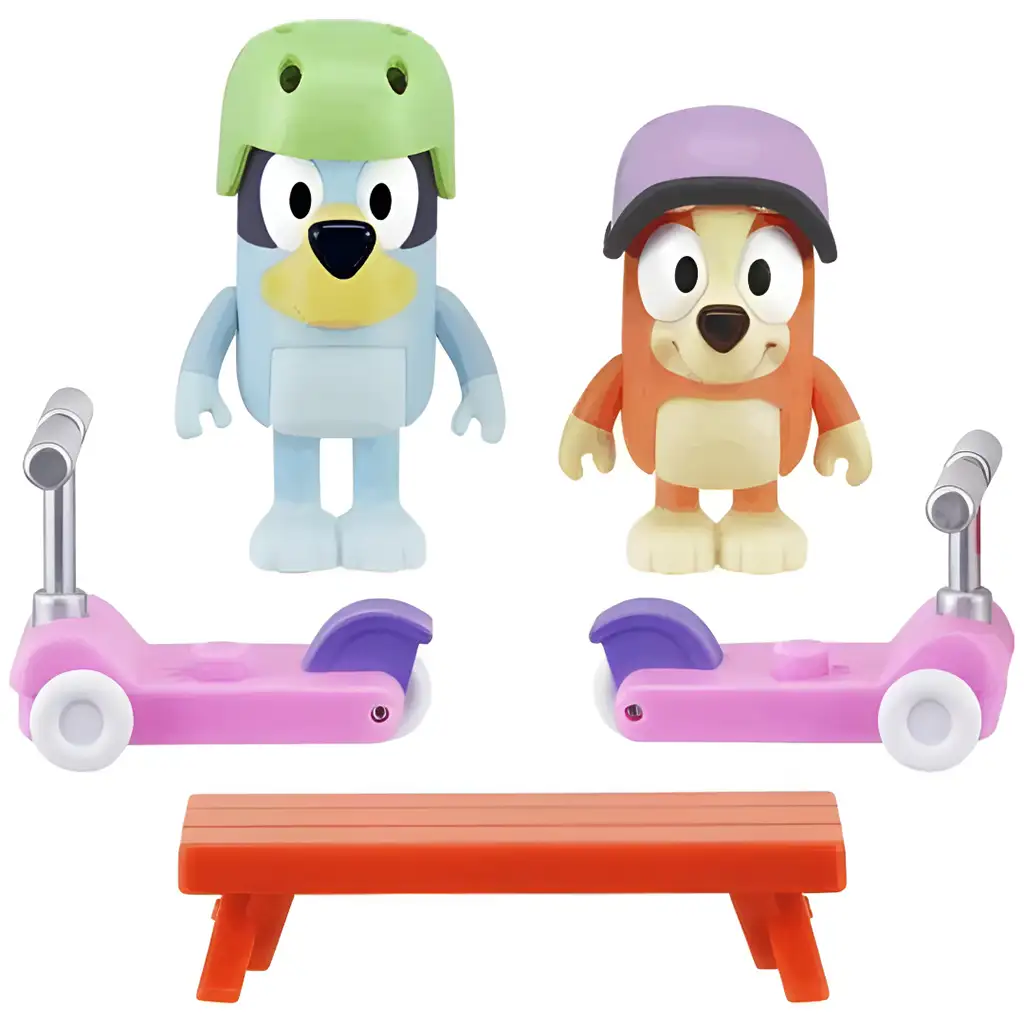 Bluey: Bluey és Bingo roller móka figura szett kép 2