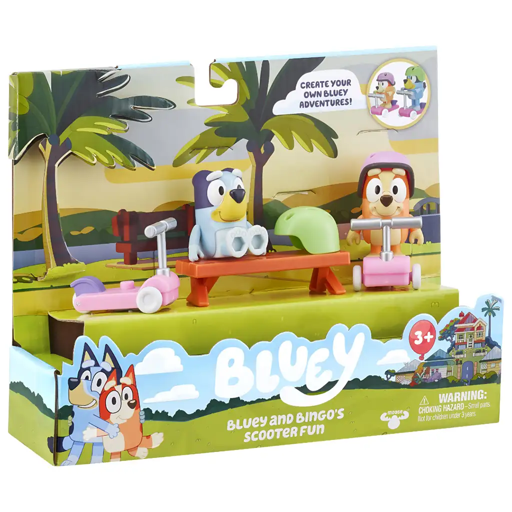 Bluey: Bluey és Bingo roller móka figura szett kép 1