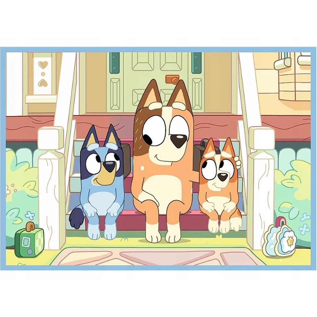 Bluey világa 4 az 1-ben 12-15-20-24db-os puzzle - Trefl kép 3