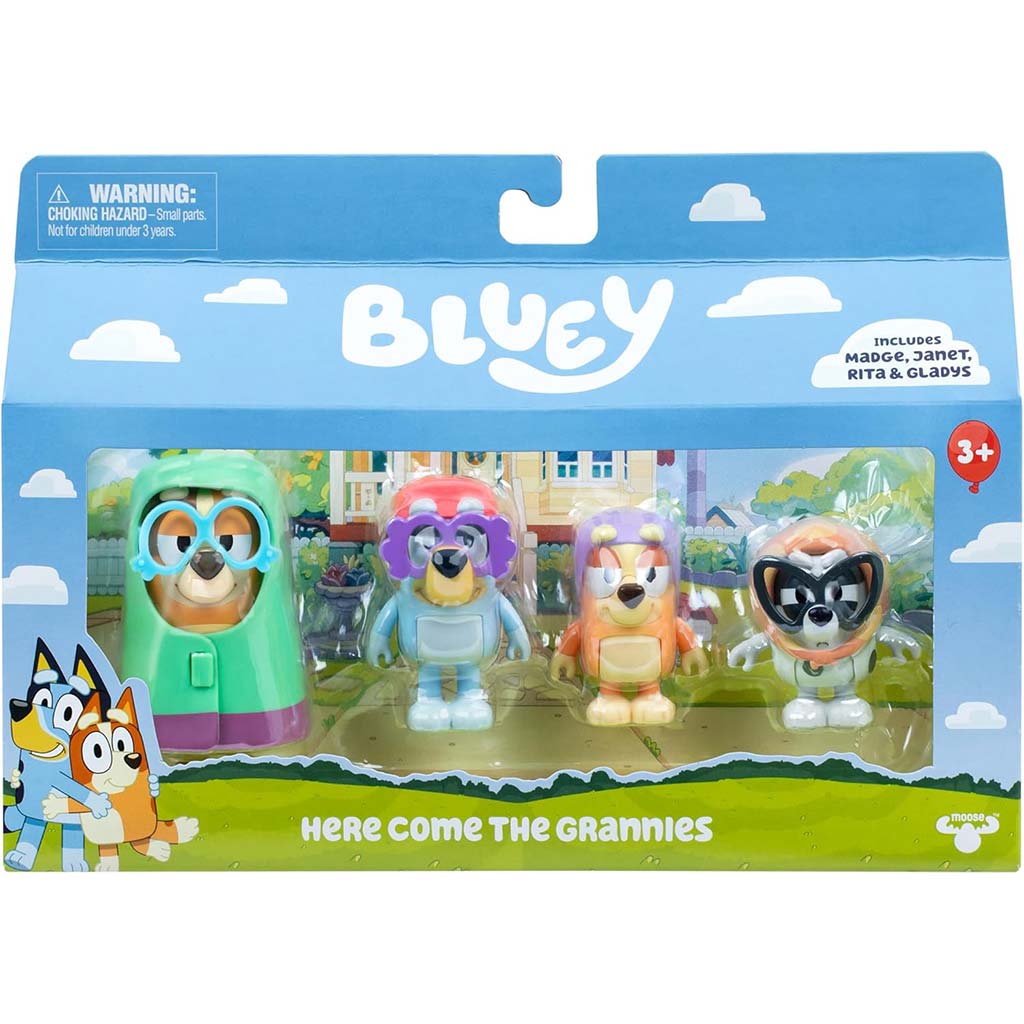 Bluey: Nagymamák 4db-os játékszett kép 1