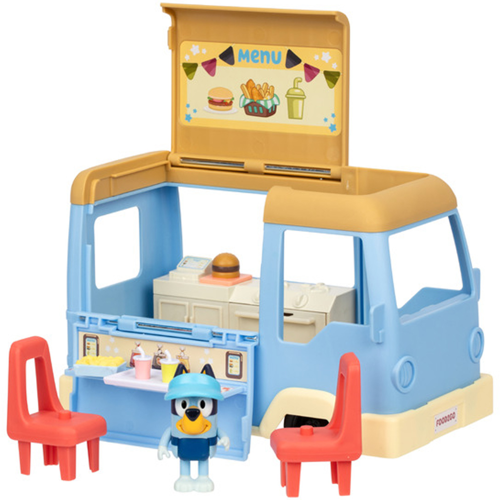 Bluey: Büfés autó játékszett Bluey figurával kép 2